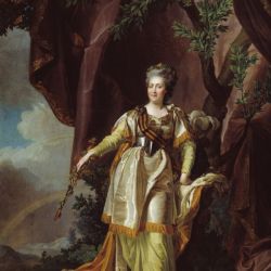 Portrait of Greate russian empress Catherine II